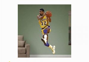 Lambeau Field Wall Mural Los Angeles Lakers Magic Johnson Trophy Mural Fathead Wall