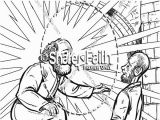 Lame Man Healed Coloring Page Coloring Pages Peter and John Heal A Lame Man