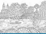 Landscape Coloring Pages for Adults Coloring Book Adult Coloring Bookpagendscape Image for