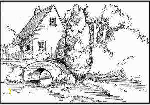 Landscape Coloring Pages for Adults Free Coloring Pages for All Ages