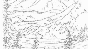 Landscape Coloring Pages for Adults to Print Woods Landscape Coloring Pages Google Search