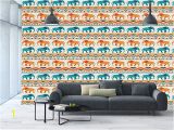 Large Adhesive Wall Murals Amazon Wall Mural Sticker [ Elephant Horizontal