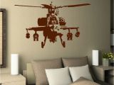 Large Aviation Wall Murals Behang Gereedschap Access Army Helicopter Art