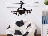 Large Aviation Wall Murals Behang Gereedschap Access Army Helicopter Art