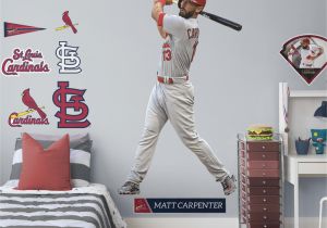 Large Baseball Wall Murals Matt Carpenter Life Size Ficially Licensed Mlb Removable Wall Decal