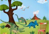 Large Dinosaur Wall Mural Dinosaur Wall Sticker Decal Kit Jumbo Set