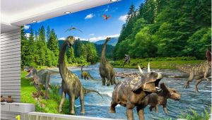 Large Dinosaur Wall Mural Pre 3d Fantasy Mural Wallpaper Jurassic Dinosaur Era Mural Para Ni±os Sala De Estar sofá Dormitorio Tv Tel³n De Fondo Mural De Pared Papel De