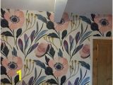 Large Floral Wall Mural Peel and Stick Wallpaper Floral Floral Wallpaper