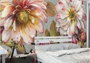 Large Floral Wall Mural Vintage Flower Leaves Idcwp Wallpaper Wall