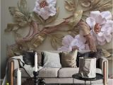 Large Flower Wall Murals Customize Any Size 3d Wallpaper Mural Stereoscopic Relief Flower