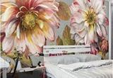 Large Flower Wall Murals Vintage Flower Leaves Idcwp Wallpaper Wall Decals Wall