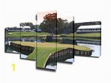 Large Golf Wall Murals Golf Course Wall Art Multi Panel Painting On Canvas American Florida for Living Room Green Swagrass Artwork Modern House Decor Wooden Framed