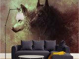 Large Mural Posters Custom 3d Poster Wallpaper Wolf totem Wild Wall Painting