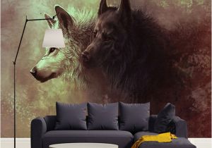 Large Mural Posters Custom 3d Poster Wallpaper Wolf totem Wild Wall Painting