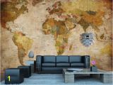 Large Mural Posters Vintage World Map Wall Mural In 2019