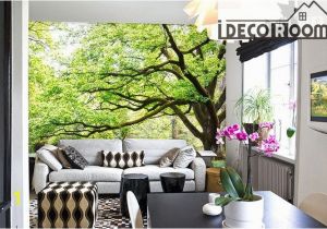 Large Mural Prints Green Tree Wall Paper Wall Print Decal Wall Deco Indoor Wall Mural