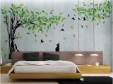 Large Removable Wall Murals Green Tree Wall Sticker Vinyl Living Room Tv Wall Removable Art Decals Home Decor Diy Poster Stickers Vinilos Paredes Wall Stickers Love Wall