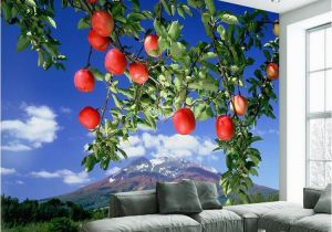 Large Scale Wallpaper Murals 3d Scale Mural Apple Tree Wallpaper Living Room Bedroom Tv