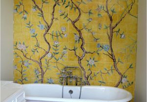 Large Tile Wall Murals Chinoiserie Tiles – Reptile Tiles In 2019