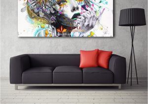 Large Wall Murals Canvas 2019 Canvas Painting Modern Wall Art Girl with Flowers Oil