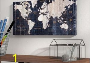 Large Wall Murals Canvas Map Wall Art You Ll Love