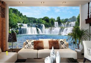 Large Wallpaper Feature Wall Murals 3d Wall Stickers Cliff Water Falls Shower Bathtub Art Wall Mural Floor Decals Creative Design for Home Deco I Hd Wallpapers I Wallpaper Hd From