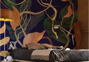 Large Wallpaper Feature Wall Murals Trendy Seamless Pattern with Harbor theme Watecolor Plants