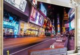 Las Vegas Wall Mural Wallpaper 3d Mural Simple Las Vegas Street View Night City