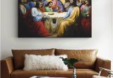 Last Supper Wall Mural Jesus Last Supper Paintings the Wall the Institution Of the