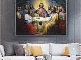 Last Supper Wall Mural Jesus Last Supper Paintings the Wall the Institution Of the