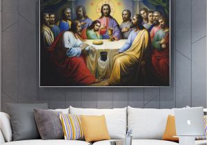 Last Supper Wall Mural Jesus Last Supper Paintings the Wall the Institution Of the