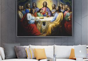 Last Supper Wall Mural Jesus Last Supper Paintings the Wall the Institution Of the