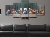 Last Supper Wall Mural Modern Canvas Wall Art Rectangle Christian the Last Supper Jesus