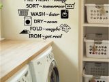 Laundry Room Murals Dctop Laundry Room Vinyl Wall Sticker Laundry Signs toilet Decals