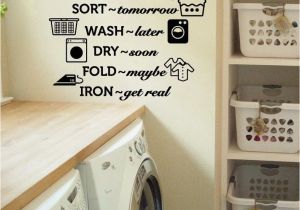Laundry Room Murals Dctop Laundry Room Vinyl Wall Sticker Laundry Signs toilet Decals