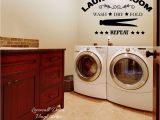 Laundry Room Murals Laundry Room Wall Sticker Wash Dry Fold Repeat Laundry Room