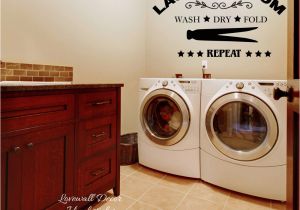 Laundry Room Murals Laundry Room Wall Sticker Wash Dry Fold Repeat Laundry Room