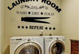 Laundry Room Murals Laundry Room Wall Sticker Wash Dry Fold Repeat Laundry Room