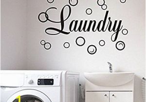 Laundry Room Wall Murals Amazon Moharwall Laundry Room Decal Quote Bubble