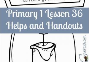 Lds Coloring Pages I Can Be A Good Example Lesson 36 I Can Be A Good Example