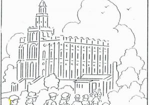 Lds Coloring Pages Temple 19 Fresh Lds Temple Coloring Pages