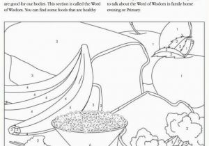 Lds Word Of Wisdom Coloring Page Lds Games Color Time Good Choices