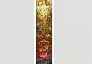 Legend Of Zelda Wall Mural Super Long 1 6m 2 2m Art Canvas Legend Of Zelda 25th Anniversary