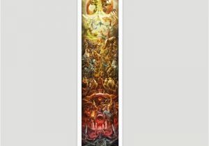 Legend Of Zelda Wall Mural Super Long 1 6m 2 2m Art Canvas Legend Of Zelda 25th Anniversary