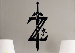 Legend Of Zelda Wall Mural Zelda Wall Decal Legend Zelda Poster Sign Emblem Vinyl Sticker Z