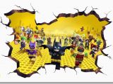 Lego Batman Wall Mural Cartoon Lego Vinyl Wall Sticker Home Decoration for Bedroom