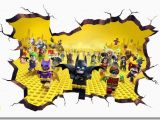 Lego Batman Wall Mural Cartoon Lego Vinyl Wall Sticker Home Decoration for Bedroom