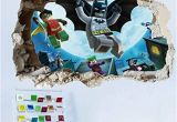 Lego Batman Wall Mural Getek Cool Batman Art Vinyl Wall Stickers Wall Decals Mural