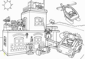 Lego City Police Station Coloring Pages Police Station Drawing at Getdrawings