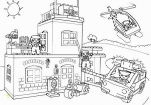 Lego City Police Station Coloring Pages Police Station Drawing at Getdrawings
